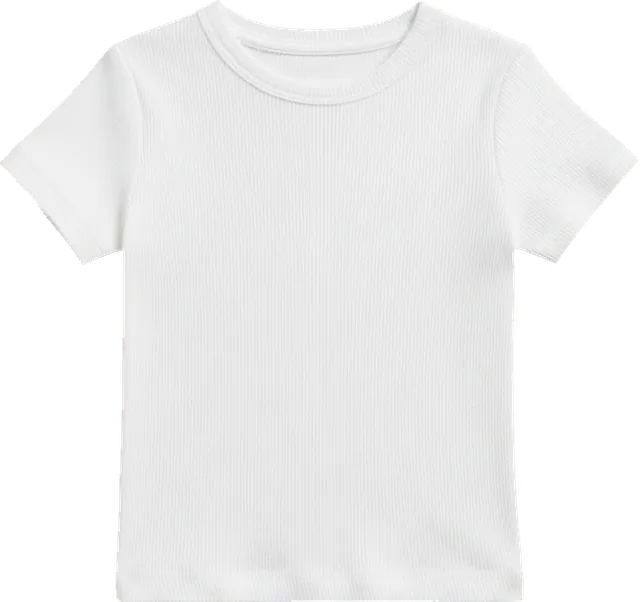 White baby tee